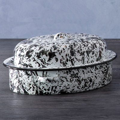 Symple Stuff Springer 3.4L Carbon Steel Oval Dutch Oven