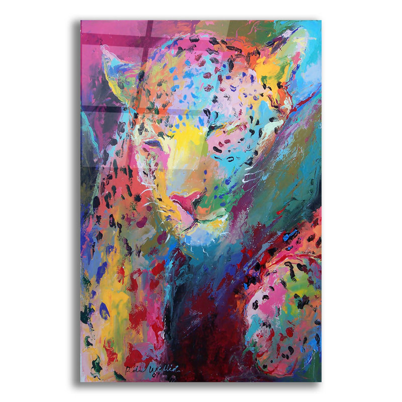 «Leopard 3» par Richard Wallich, H 24 po x l 16 po x P 0,2 po