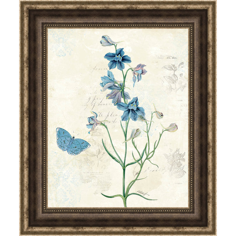 « recolted blue ii crop », impression encadrée