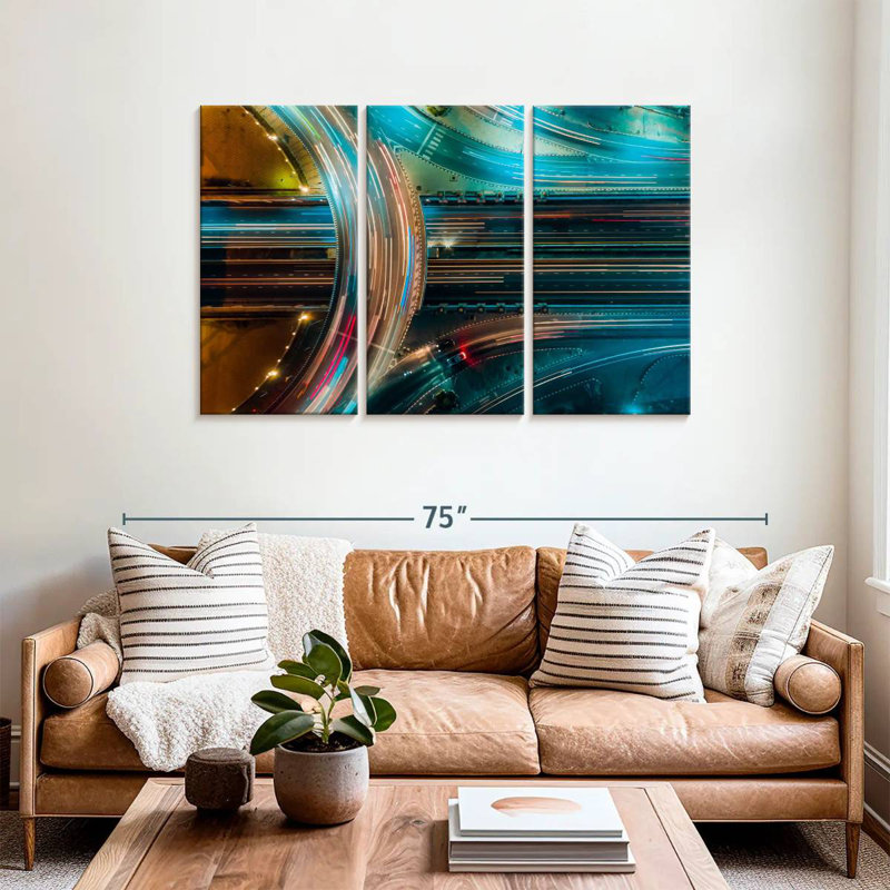 Mehar Highway Light Trails, 36" H x 57" W