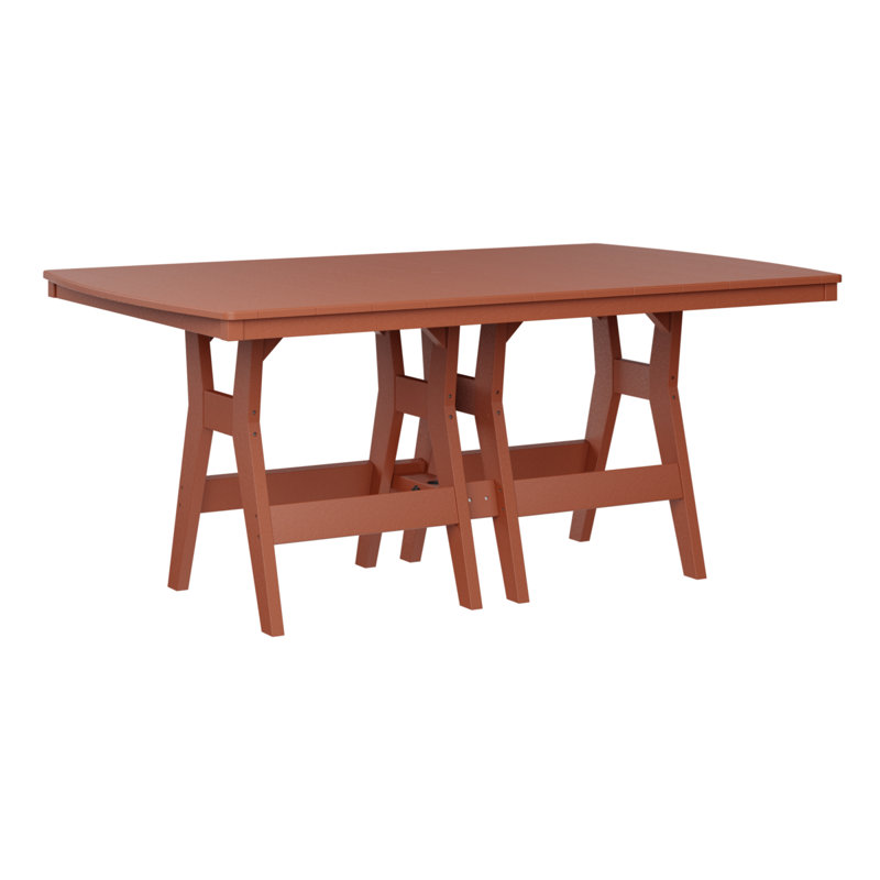 Berlin Gardens Harbor 72″ Rectangular Dining Table, Mango Orange