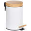 Set of 2 Pedal Waste Bins 3 L ECOSMART Metal-1507715289