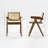 Mila Rattan Solid Wood Dining Chairs, Walnut-1922918480