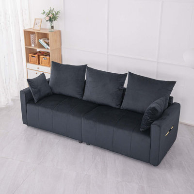 82" Velvet 2-Seater Sofa by Mercer41