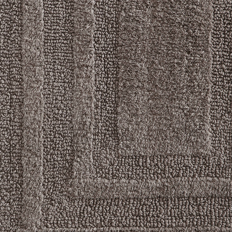 Eddie Bauer Logan Cotton Bath Rug Runner, Brown, 60" L x 22" W