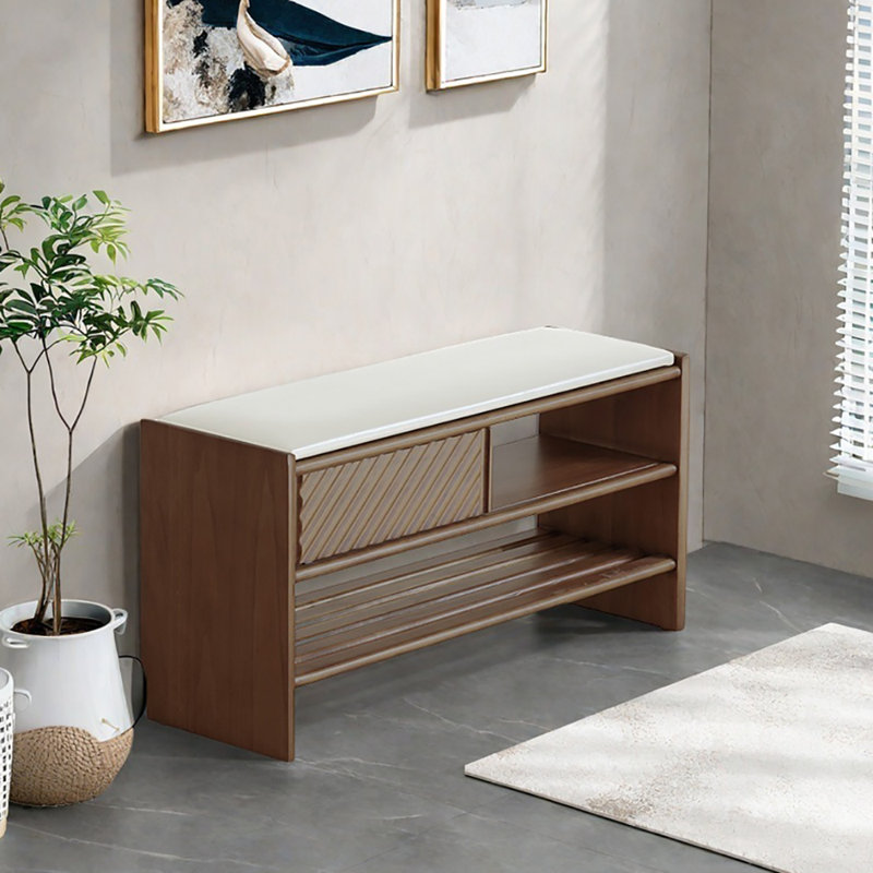 Banc de rangement pour chaussures 35,4 po