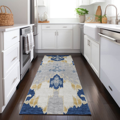 Tapis d'entrée / extérieur antidérapant Caziyah
