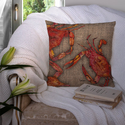 Coussin décoratif intérieur / extérieur Crab Crab Square