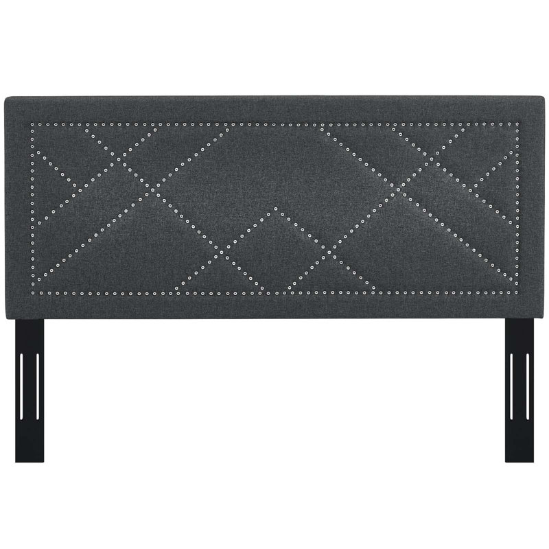Tête de lit tapissier Carson Carrington Stryn, Double/grand, Gris