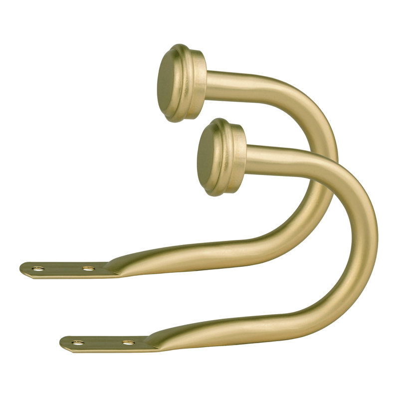 Bernett Curtain Holdback (Set of 2), Light Gold