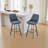 Avianah Swivel Upholstered Counter Stool with Metal Frame-104743609