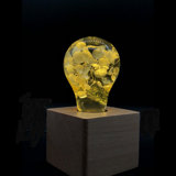 Lampe de table en bois 6,3 po