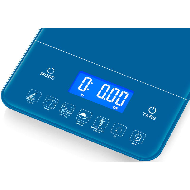 Baking Scale With Calorie Counter, By Ozeri, Classic Blue