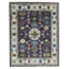 Tapis mauve traditionnel en laine noué à la main mauve / ivoire-74910545