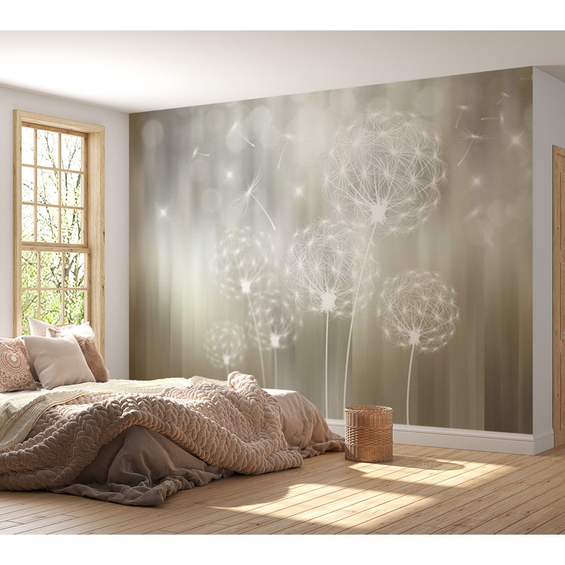 Floral Wall Mural, 27" L x 39" W
