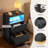 Morice Nightstand with Drawers and LED Lights-381629965