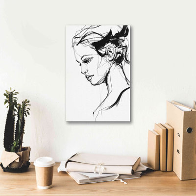 «Epic Graffiti» «Silhouette 2» par Design Fabrikken, art mural sur toile giclée, 40 po x 60 po