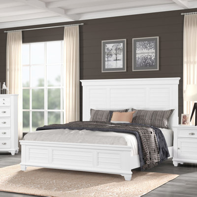 Lit standard en bois massif Odum