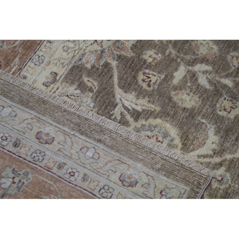 Hand-Knotted High-Quality Gray/Ivory/Brown Area Rug