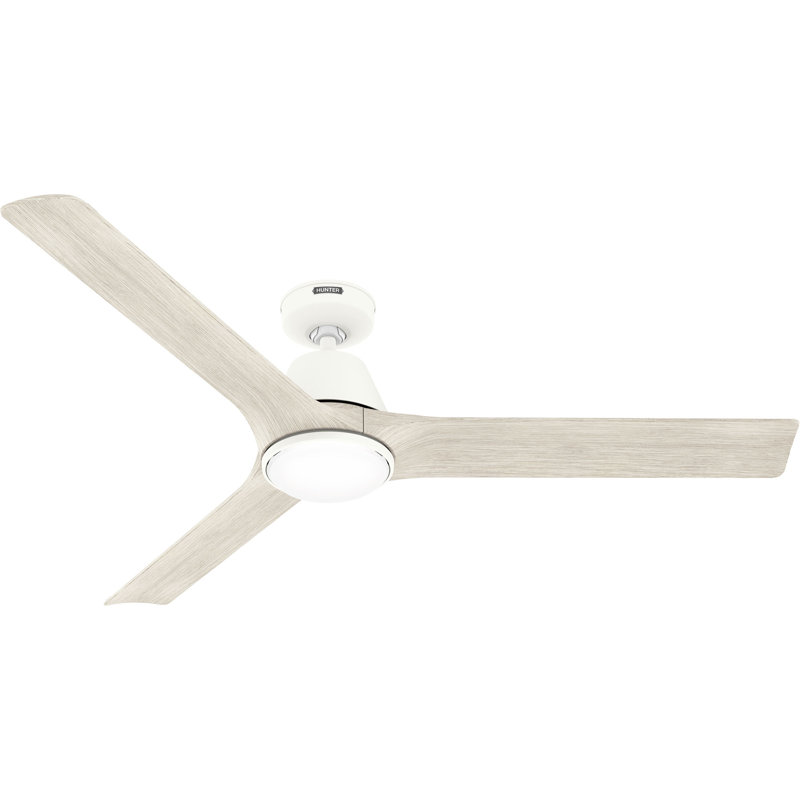Hunter 60 inch Aeronaut Wi-Fi ENERGY STAR® Damp Rated Ceiling Fan with LED Light Kit and Handheld Remote