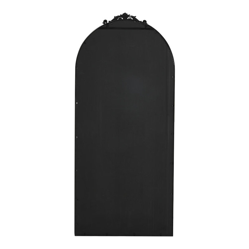 Nicollete Black Metal Framed Full Mirror
