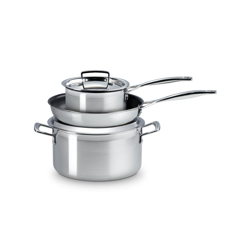Le Creuset Classic Stainless Steel 5Pc. Cookware Set