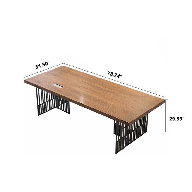 Bureau 78,74 "Burlywood, H 29,53 po x l 78,74 po x P 31,5 po