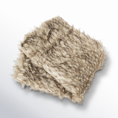 Stockholm Faux Fur Throw Blanket