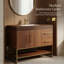 Meuble-lavabo autoportant de 36 pouces avec lavabo en céramique intégré et détails métalliques-1128787920-1128787922