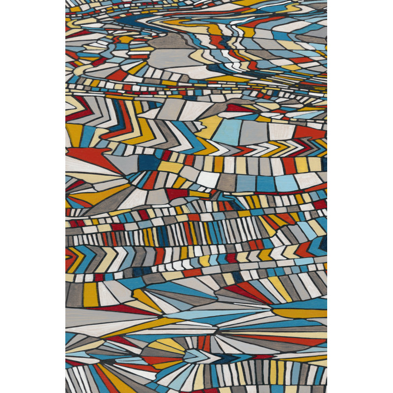Primary Grain I by Nikki Galapon - Wrapped Canvas Painting, 76cm H x 51cm W x 3.8cm D