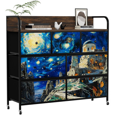 7 Drawer Storage Drawer