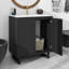 Ensemble de meuble-lavabo 30 po avec lavabo et armoire de rangement moderne-416268165