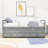 Twin Size Bed with Pull-Out Twin Trundle and Storage Drawers-1976253485