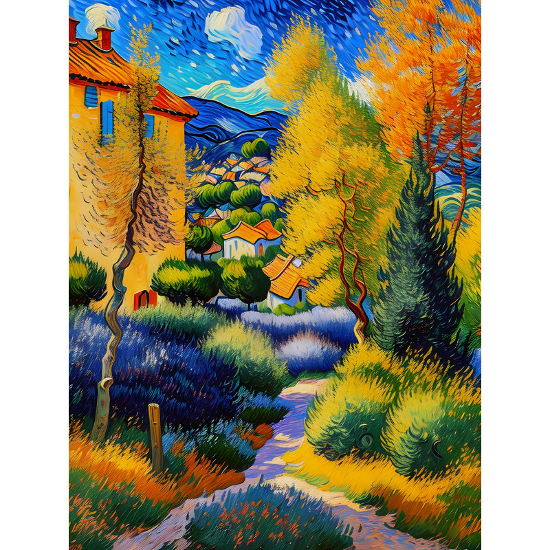 Garden Path, 40" H x 30" W