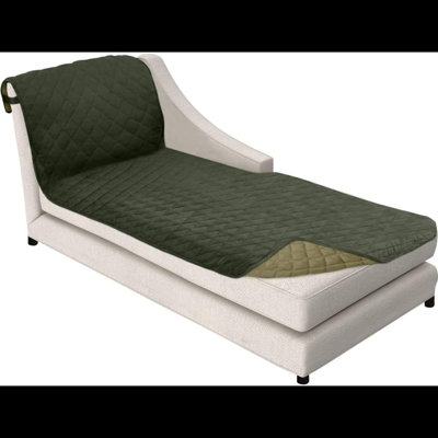 Microfiber Box Cushion Wingback Slipcover
