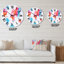 Carte du monde en bleu - horloge murale moderne-70801629-60327931