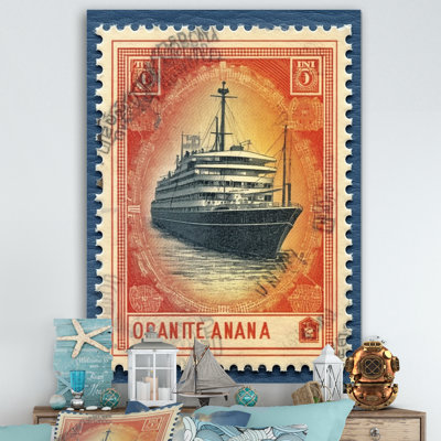 " Vintage Postal Stamo RMS Titanic "