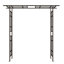 Metal Garden Arch With Adjustable Width Climbing Plants Support Rose Arch Outdoor Black-115361878