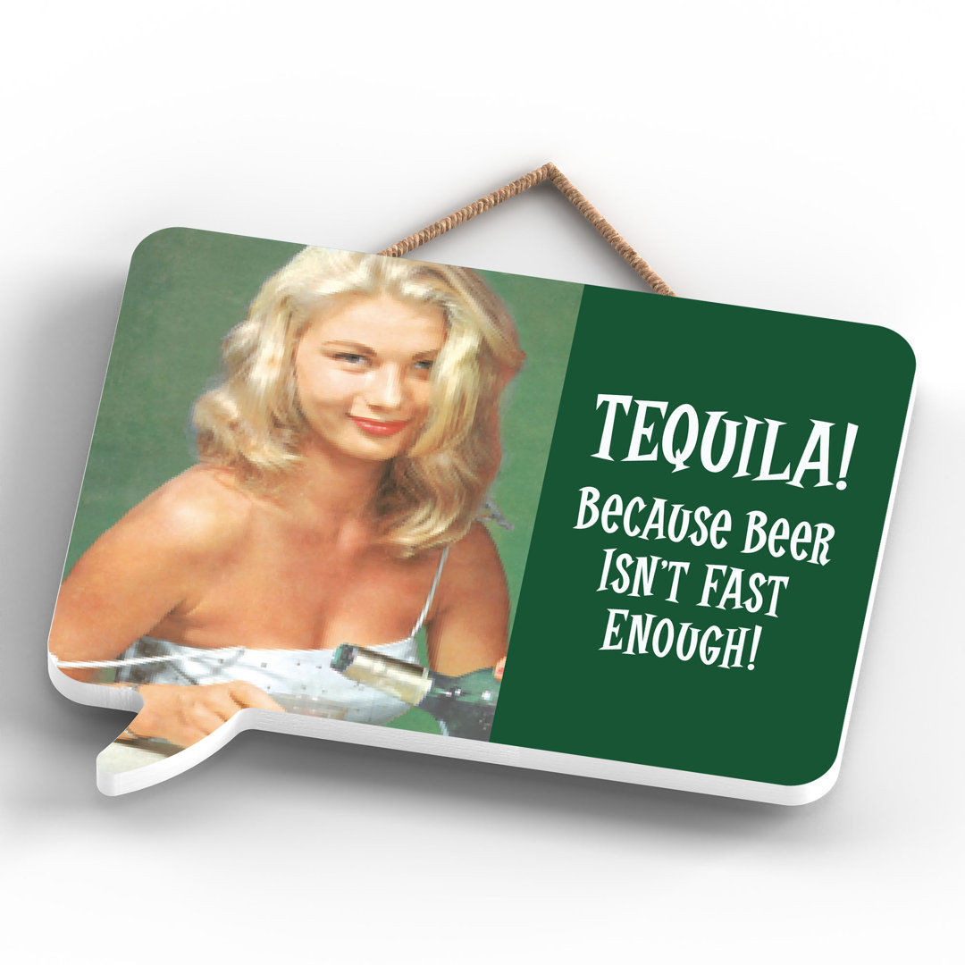 Pinup Tequila Wall Décor