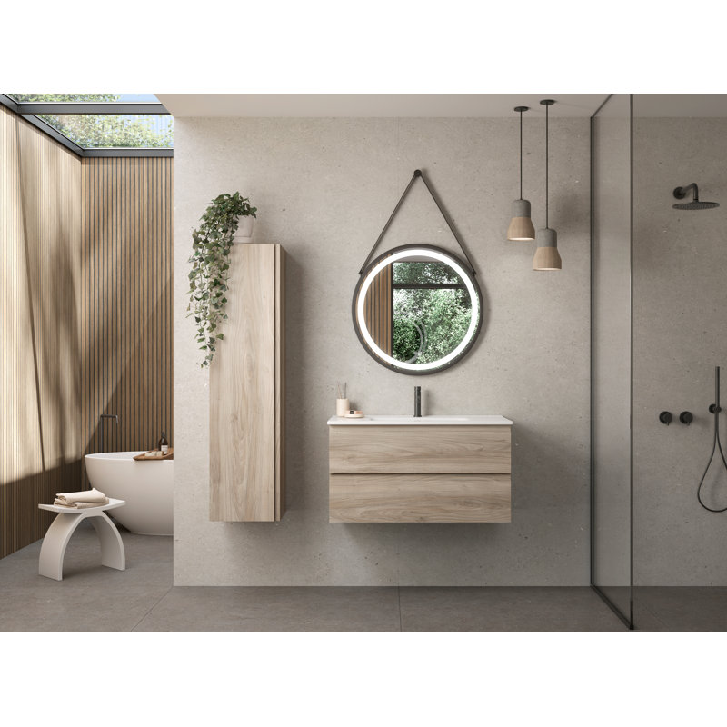 Base de meuble-lavabo mural simple 36 po Pasadena, Pin