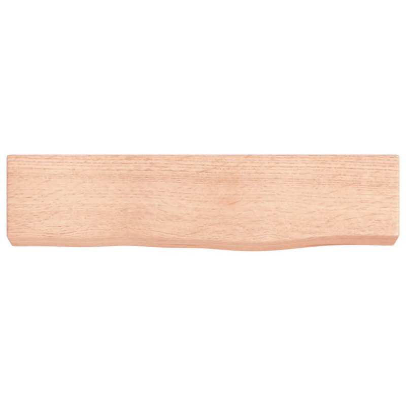 Clintonpark Oak Solid Wood Floating Shelf, 4 cm H x 40 cm W x 10 cm D