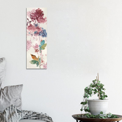 Hydrangea by Asia Jensen - Wrapped Canvas Panoramic Print