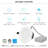 4'' Tunable Color Temperature Dimmable Air-Tight IC Rated LED Canless Recessed Lighting Kit