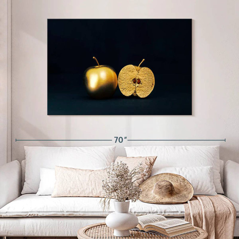 Yarlin Split Golden Apple, 32" H x 48" W