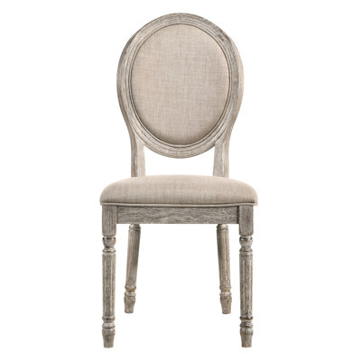 Chaises d'appoint rembourrées brun clair 2 - Rustique et élégant avec dossier très grand, chêne récupéré pour un intérieur douillet 2 Belle salle à manger élégante