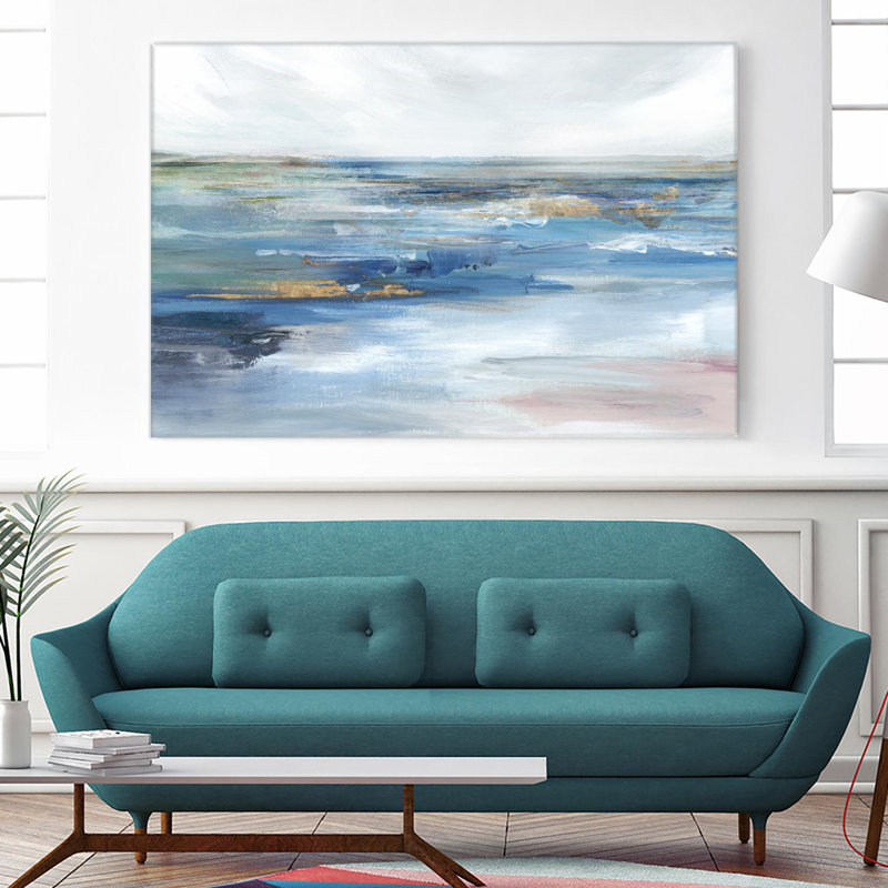 «Ocean Kiss», reproduction d'art sur toile géante, H 54 po x l 84 po x P 1,5 po