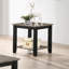 Table de bout simple en bois d'hévéa