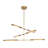 Astrid 6 - Light Dimmable LED Sputnik Modern Linear Chandelier-63492197