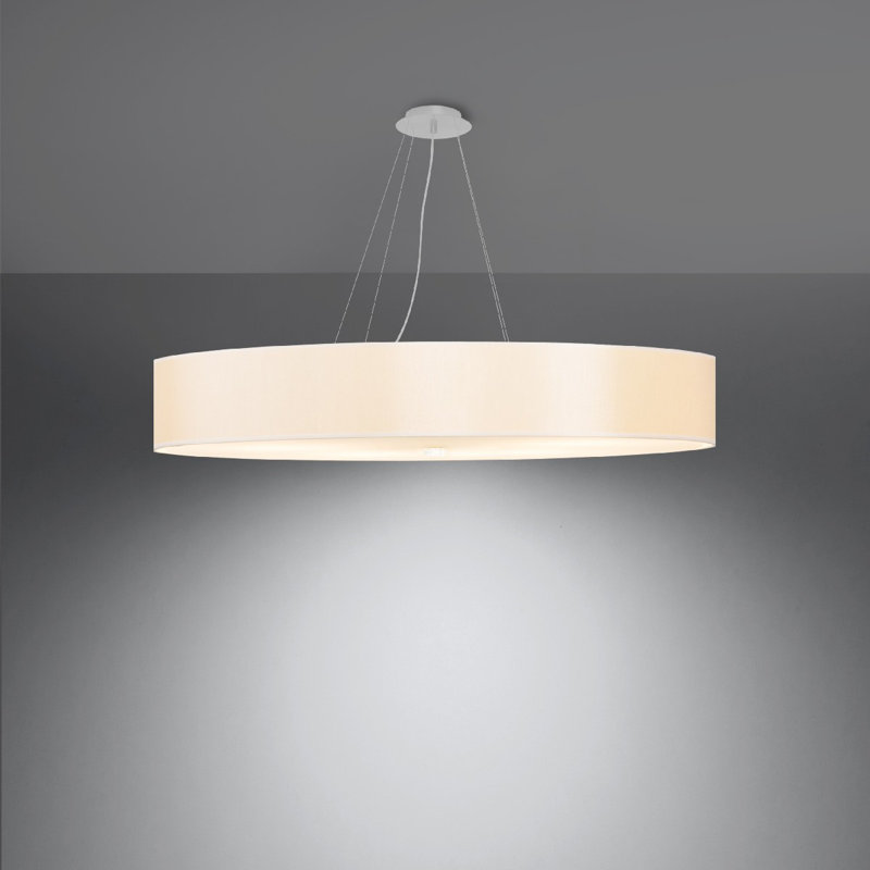 Klingelhofer 1 - Light Single Chandelier, White, 105cm H x 100cm W x 100cm D