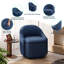  Fauteuil demi-tonneau pivotant avec rangement Aimille-117246414